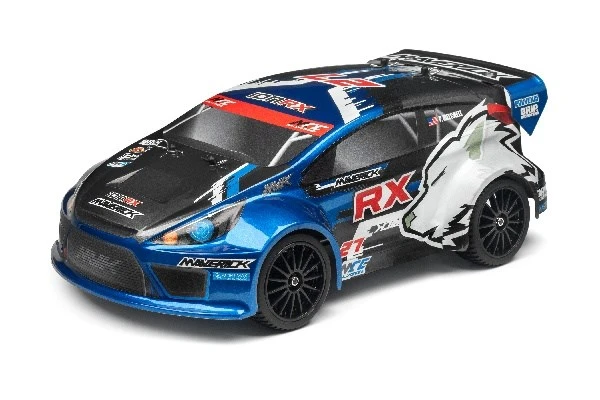 Maverick RC CLEAR RALLY BODY WITH DECALS (ION RX)