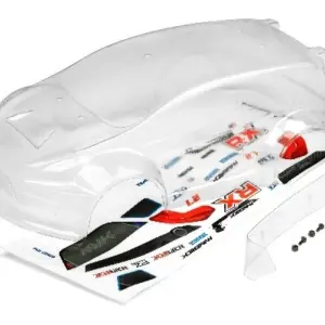 Maverick RC CLEAR RALLY BODY WITH DECALS (ION RX)