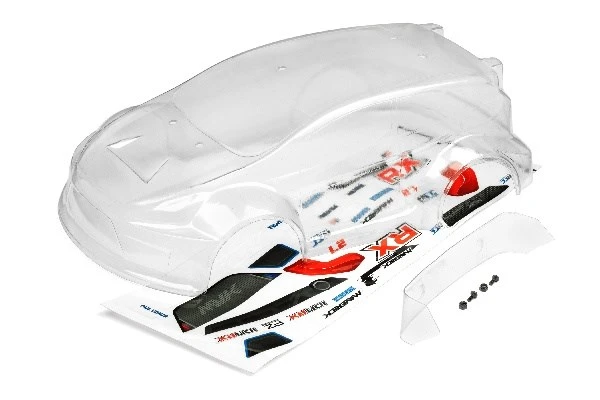 Maverick RC CLEAR RALLY BODY WITH DECALS (ION RX)