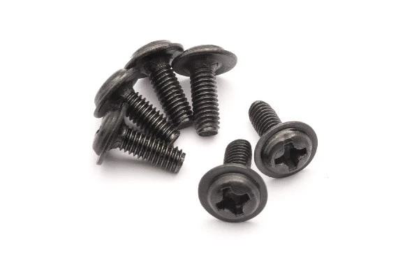 Maverick RC FLANGED BUTTON HEAD SCREW 3X8mm (6PCS)