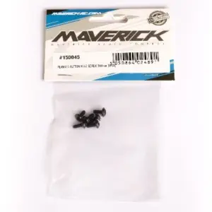 Maverick RC FLANGED BUTTON HEAD SCREW 3X8mm (6PCS)