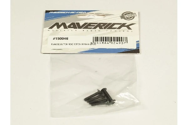 Maverick RC FLANGED BUTTON HEAD SCREW 3X16mm (6PCS)