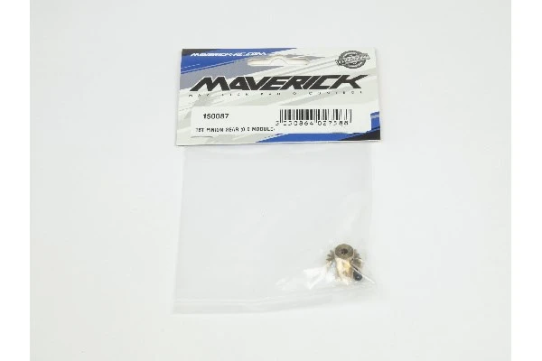 Maverick RC 18T Brass Pinion Gear (0.8 M / 32DP 3.175 Shaft)