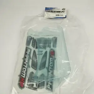 Maverick RC CLEAR LEXAN PHANTOM XB BODY & WING - W/ DECAL