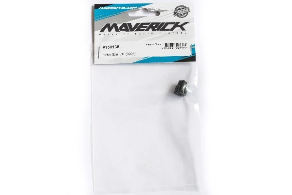Maverick RC 13T Aluminium Pinion Gear (0.8 M/32dp 3.175 Shaft)