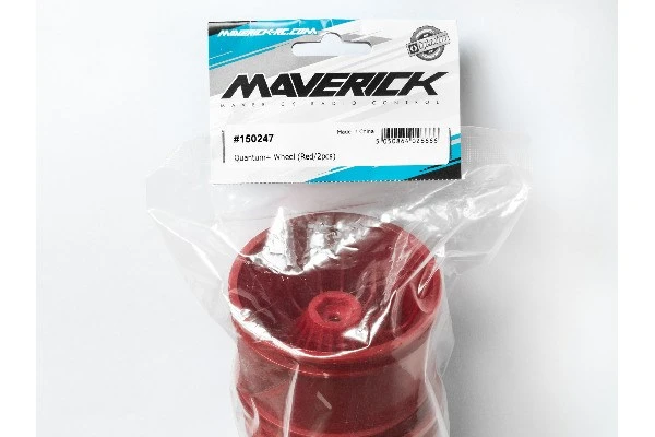Maverick RC Quantum+ XT 3.2in Wheel (Red/2pcs)