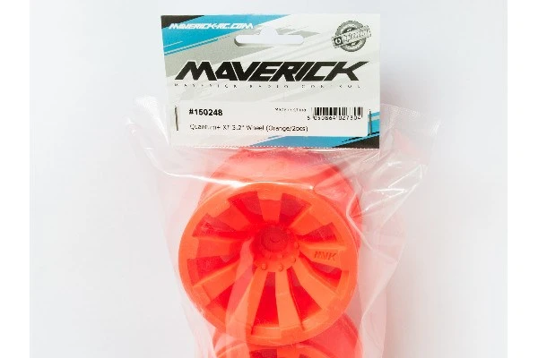 Maverick RC Quantum+ XT 3.2in Wheel (Orange/2pcs)