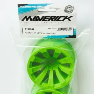 Maverick RC Quantum+ XT 3.2in Wheel (Green/2pcs)