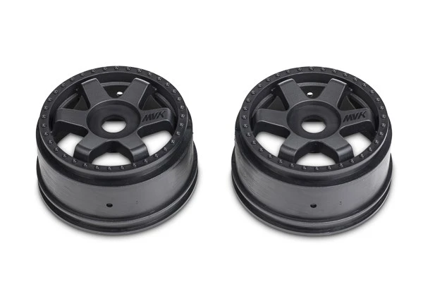 Maverick RC QuantumR Race Truck Wheel (Black/2pcs)