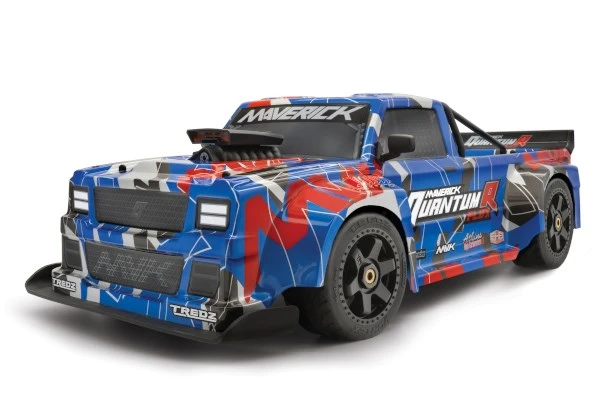 Maverick RC QuantumR Race Truck Body (Blue/Red)