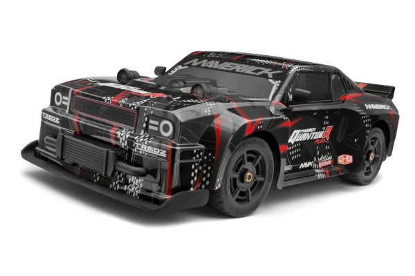 Maverick RC QuantumR Muscle Car Body - Black/Red