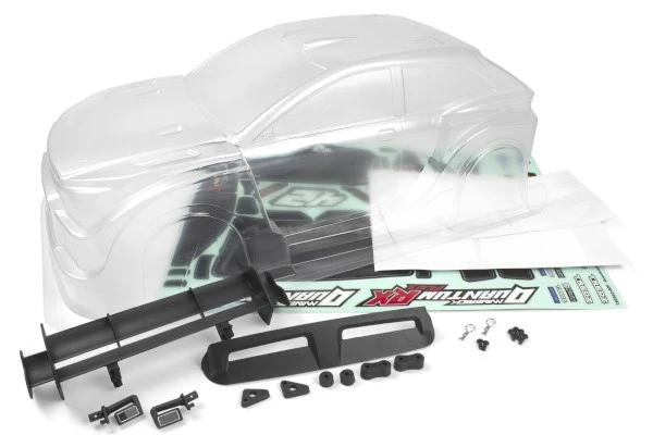 Maverick RC QuantumR Rally Car Clear Body