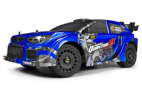 Maverick RC QuantumRX Rally Car Body - Blue
