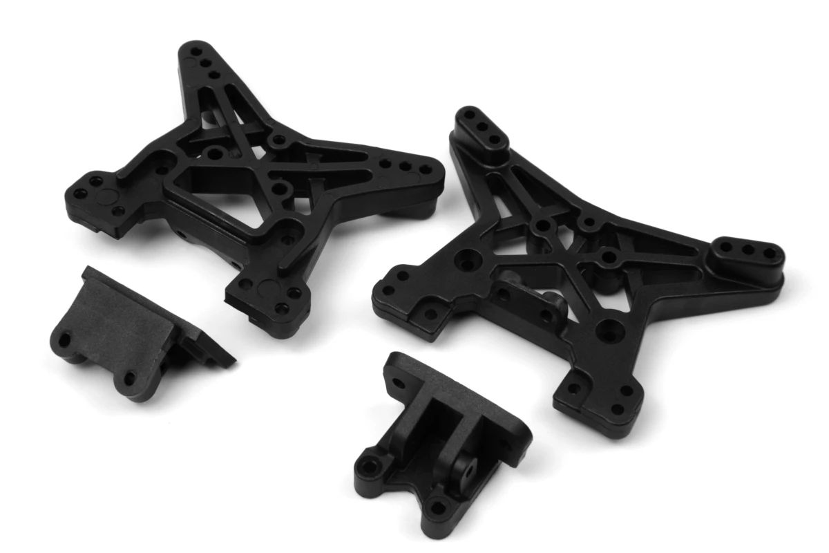 Maverick RC Shock Tower Set (Front/Rear)