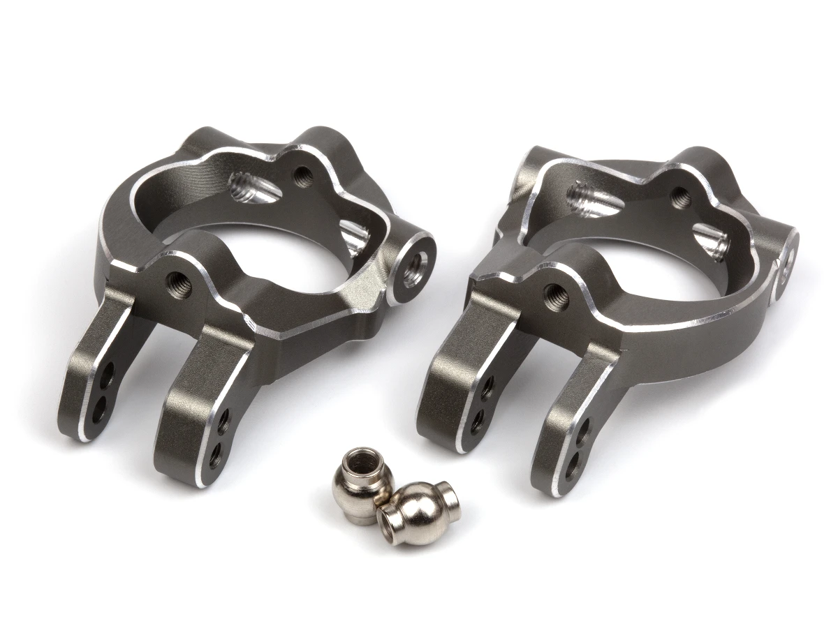 Maverick RC Aluminium C-Hub Set (Grey/Left/Right)