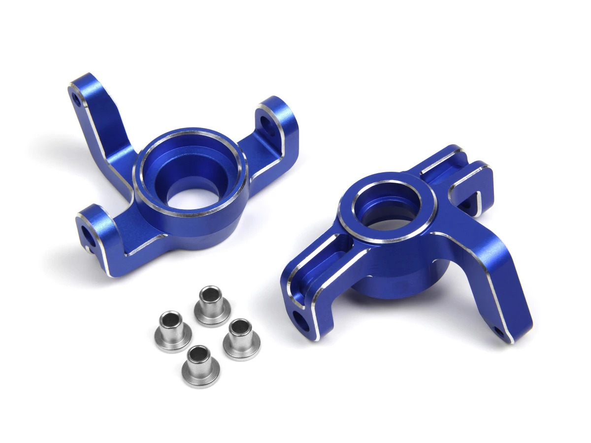 Maverick RC Aluminium Steering Spindle Set (Blue/Left/Right)