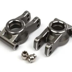 Maverick RC Aluminium Rear Hub Set (Grey/2pcs)