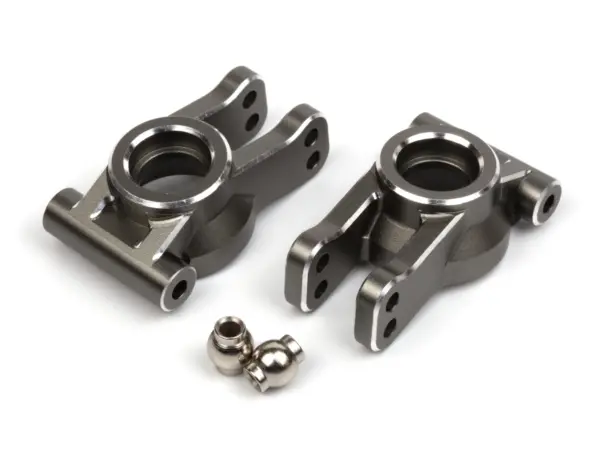 Maverick RC Aluminium Rear Hub Set (Grey/2pcs)