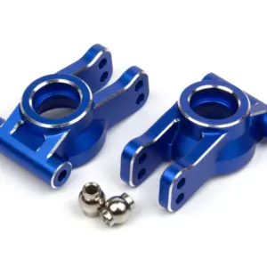 Maverick RC Aluminium Rear Hub Set (Blue/2pcs)