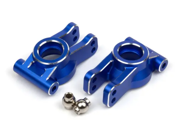 Maverick RC Aluminium Rear Hub Set (Blue/2pcs)