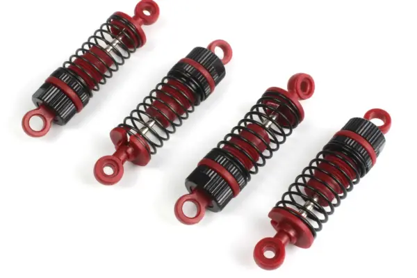 Maverick RC Shock Absorber Set (Red/4pcs)