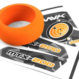 Maverick RC Transmitter Wheel Foam & Decals (Orange)
