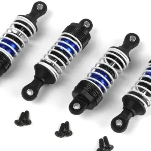 Maverick RC Aluminum Oil-Filled Shock Absorber Set Blue/4pc