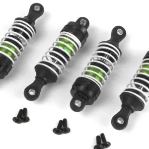 Maverick RC Aluminum Oil-Filled Shock Absorber Set Green/4pc