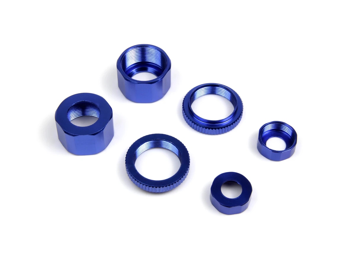 Maverick RC Shock Cap Set (Blue)