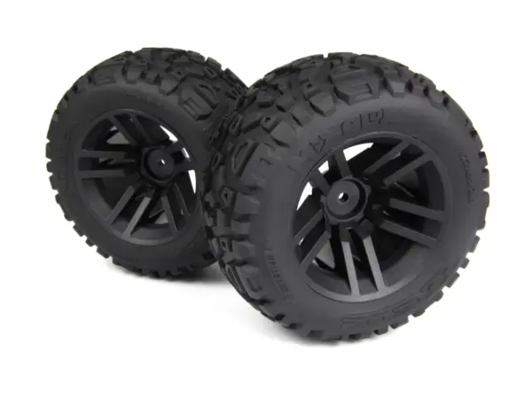 Maverick RC Mounted MixBlok Tire on XT Wheel (Black/2pcs)