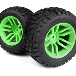 Maverick RC Mounted MixBlok Tire on XT Wheel (Green/2pcs)