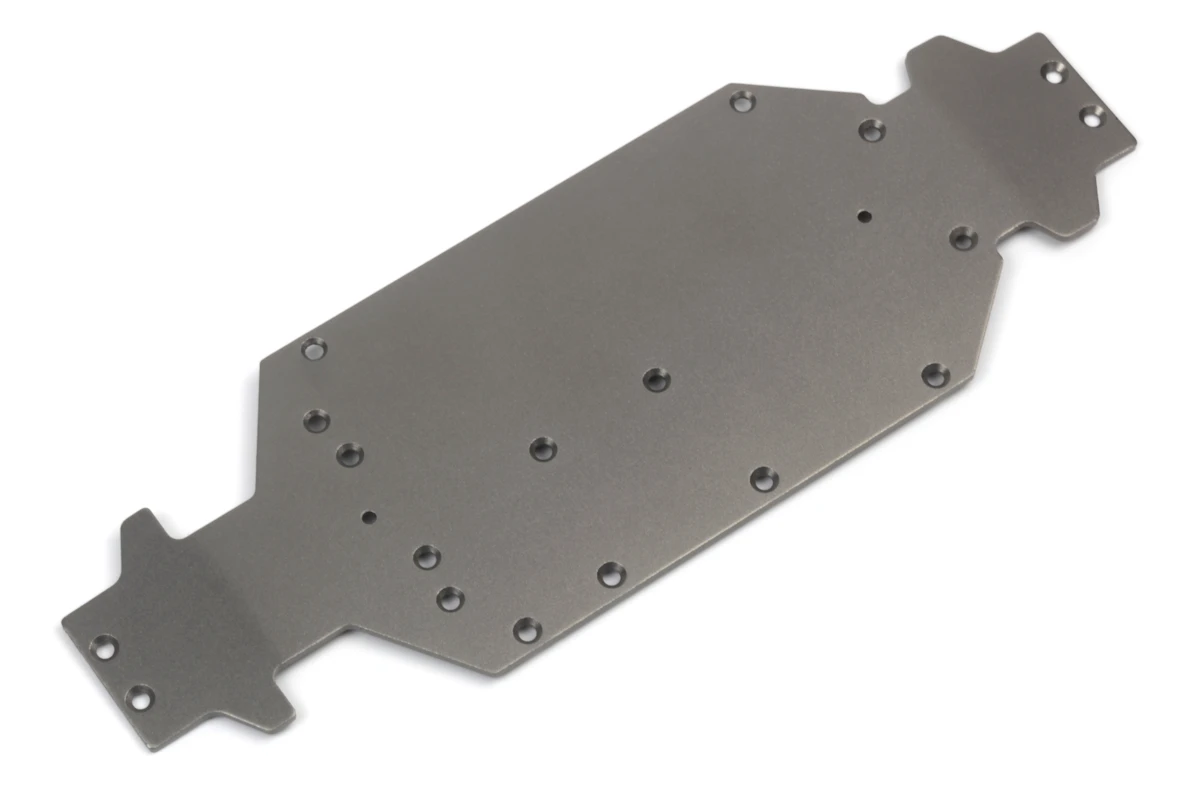 Maverick RC Aluminum Main Chassis (Grey)