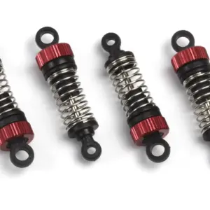 Maverick RC Shock Absorber Set (Red/4pcs)