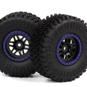 Maverick RC Assembled Wheel & Tyre (Blue/2pcs)