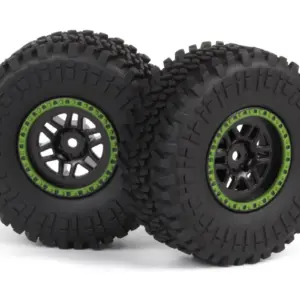 Maverick RC Assembled Wheel & Tyre (Green/2pcs)