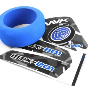 Maverick RC MTX-201 Transmitter Wheel Foam & Decals (Blue)