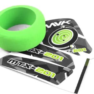Maverick RC MTX-201 Transmitter Wheel Foam & Decals (Green)