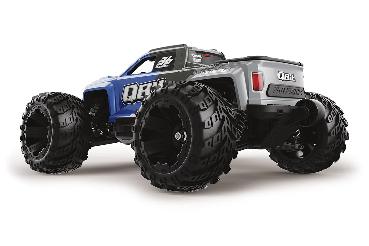 Maverick RC Qbit MT Flux 1/16th Monster Truck - Blue – view 2