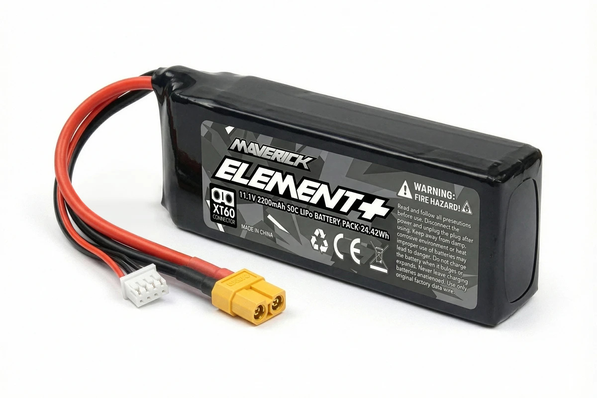 Maverick RC Element 11.1V 2200mAh 50C LiPo Battery (XT-60)