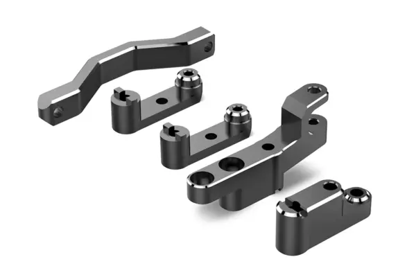 Maverick RC Metal Steering Assembly (Grey)