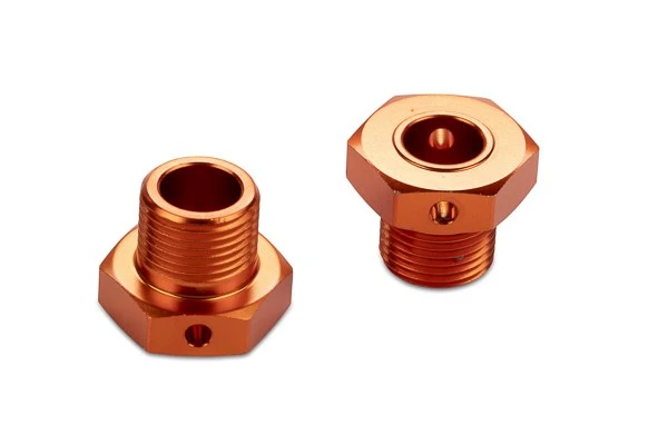 HPI Racing 17mm Hex Hub Adaptor (Orange/2pcs)