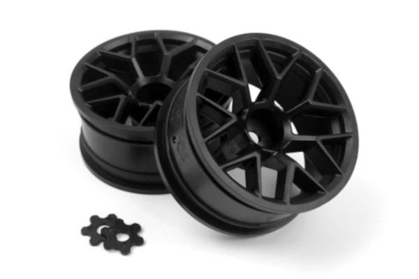 HPI Racing RTR WHEEL 26MM BLACK (6MM OFFSET/2PCS)