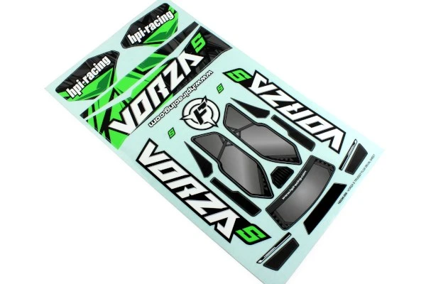 HPI Racing Vorza S Truggy Flux VB-2 Decal Sheet