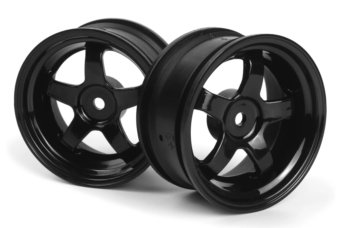 HPI Racing Work Meister S1 Wheel Black 26mm (3mm OS/2pcs)