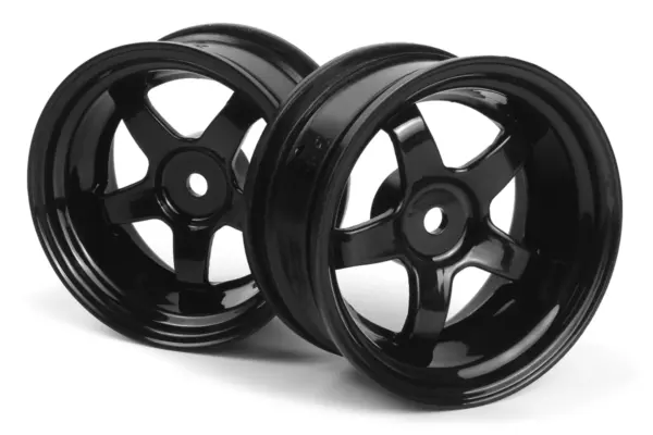 HPI Racing Work Meister S1 Wheel Black 26mm (6mm OS/2pcs)