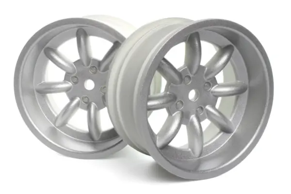 HPI Racing FS-15 Sport 8 Spoke Wheel Silver 26mm (OS 6mm/Pr)