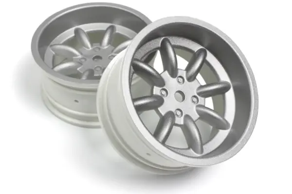 HPI Racing FS-15 Sport 8 Spoke Wheel Silver 26mm (OS 6mm/Pr)