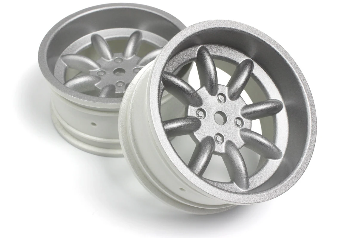 HPI Racing FS-15 Sport 8 Spoke Wheel Silver 26mm (OS 6mm/Pr) – view 2