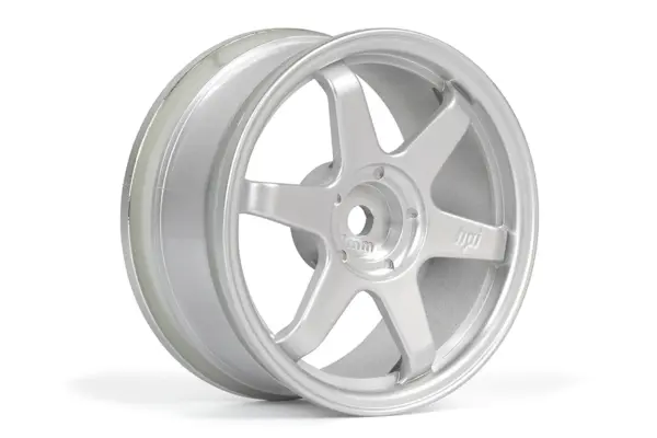 HPI Racing TE37 Wheel 26mm Matte Chrome (0mm Offset)