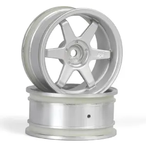 HPI Racing TE37 Wheel 26mm Matte Chrome (6mm Offset)